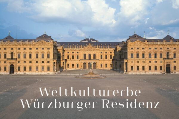 Residenz Würzburg, Westfassade in ihrer Gesamtbreite von 168 m
