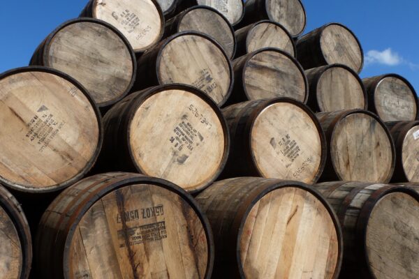 EMPTY CASKS WAITING TO BE FILLED BY NIKKI BRAND ©